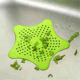 1Pc Star Sewer Outfall Strainer Sink Filter Anti-blocking Floor Drain Hair Stopper Catcher - Kenaz store