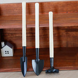 3pcs Mini Shovel Rake Garden Plant Tool Set With Wooden Handle - Kenaz store