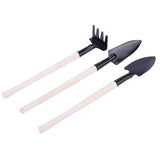 3pcs Mini Shovel Rake Garden Plant Tool Set With Wooden Handle - Kenaz store