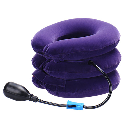 Neck cervical traction device inflatable collar Head Back Shoulder Neck Pain Headache - Kenaz store