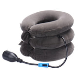 Neck cervical traction device inflatable collar Head Back Shoulder Neck Pain Headache - Kenaz store