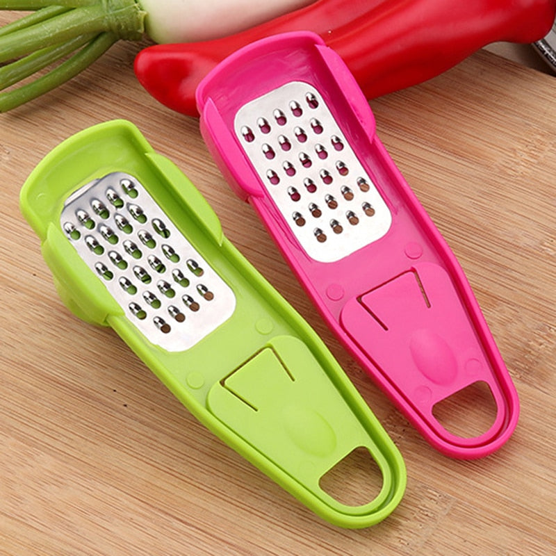 14*4cm MultiFunctional Ginger Garlic Grinding Grater Planer Slicer - Kenaz store