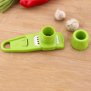 14*4cm MultiFunctional Ginger Garlic Grinding Grater Planer Slicer - Kenaz store