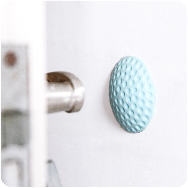 Wall Thickening Mute Fenders Door Wall Stick Golf Modelling Rubber Handle Door Lock Protective Pad - Kenaz store