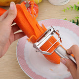 Multifunction Stainless Steel Peeler Vegetable Peeler Double Planing Grater - Kenaz store