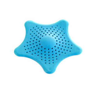 1Pc Star Sewer Outfall Strainer Sink Filter Anti-blocking Floor Drain Hair Stopper Catcher - Kenaz store