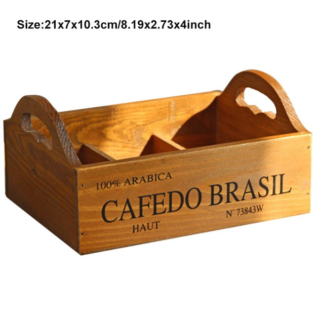 Wooden Flower Pots for Succulent Plants Nursery Garden Planter Window Box Flower Trough Pot - Kenaz store