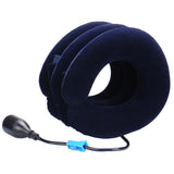 Neck cervical traction device inflatable collar Head Back Shoulder Neck Pain Headache - Kenaz store