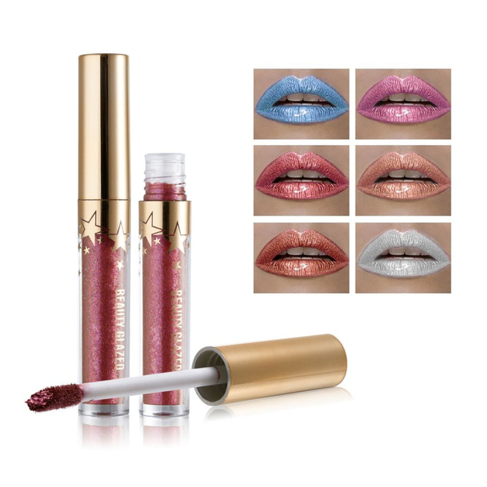 6pcs/Set Liquid Lipstick Lip Gloss Professional Makeup Matte Lipstick Kit - Kenaz store