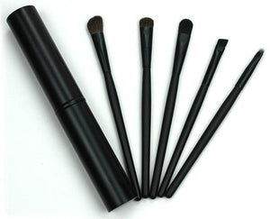 5pcs Travel Portable Mini Eye Makeup Brushes Set Eyeshadow Eyeliner Eyebrow Brush - Kenaz store