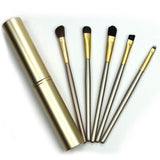 5pcs Travel Portable Mini Eye Makeup Brushes Set Eyeshadow Eyeliner Eyebrow Brush - Kenaz store