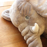 65cm Large Plush Stuffed Elephant baby Pillow Sleeping Back Cushion Stuffed Elephant Doll - Kenaz store