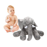 65cm Large Plush Stuffed Elephant baby Pillow Sleeping Back Cushion Stuffed Elephant Doll - Kenaz store