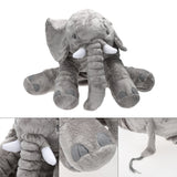 65cm Large Plush Stuffed Elephant baby Pillow Sleeping Back Cushion Stuffed Elephant Doll - Kenaz store