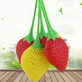 Tea Strainer Non-toxic Strawberry Shape Silicone Tea Infuser Tea Bag - Kenaz store