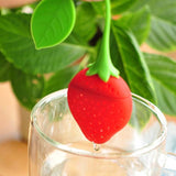 Tea Strainer Non-toxic Strawberry Shape Silicone Tea Infuser Tea Bag - Kenaz store